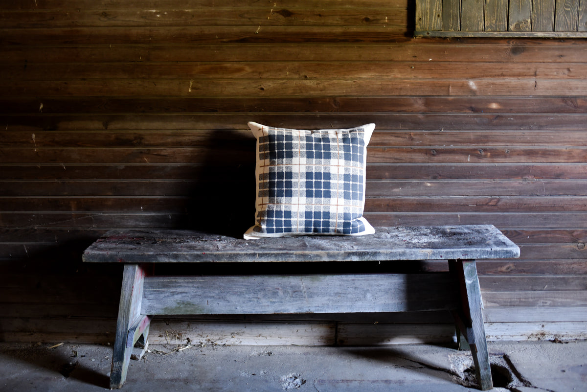 Cotton Barkcloth Pillow Cover