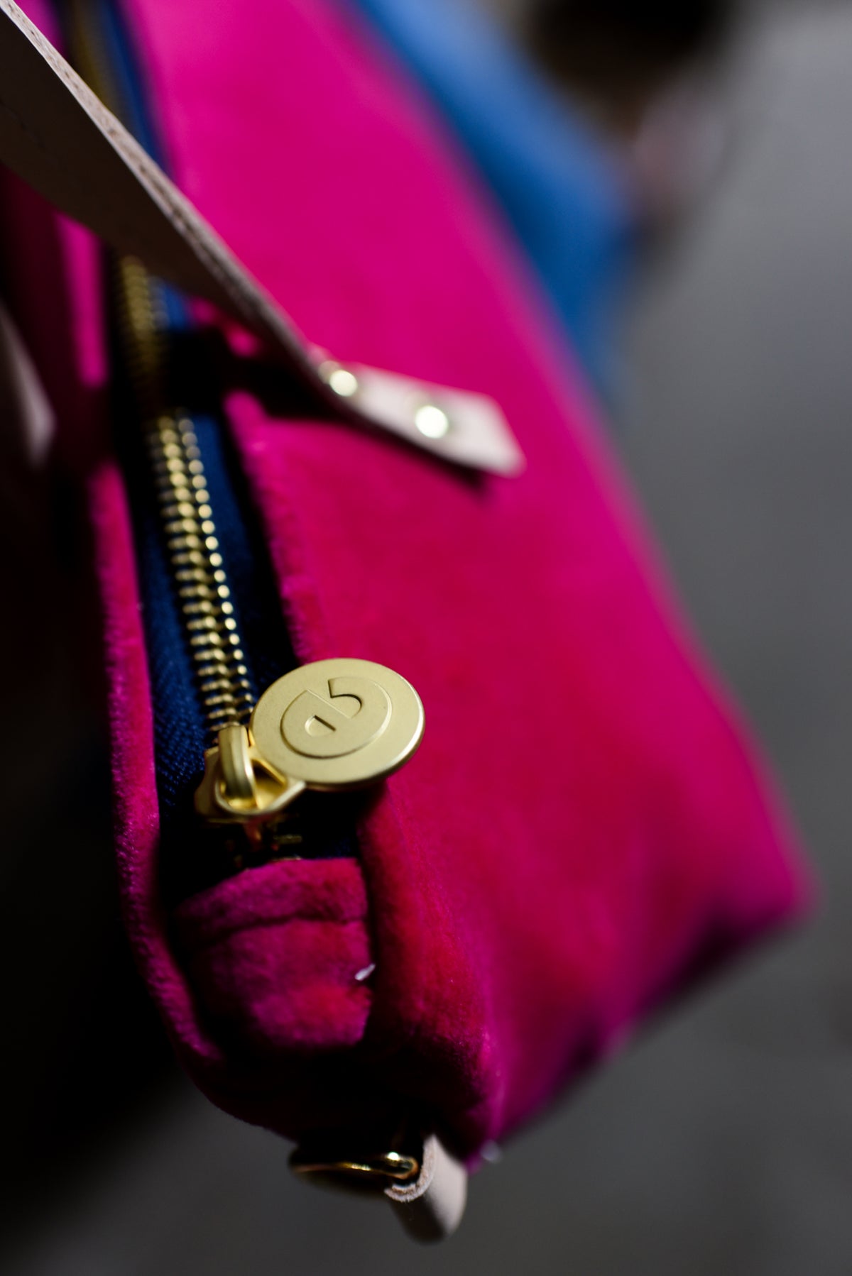 Velvet Satchel Bag