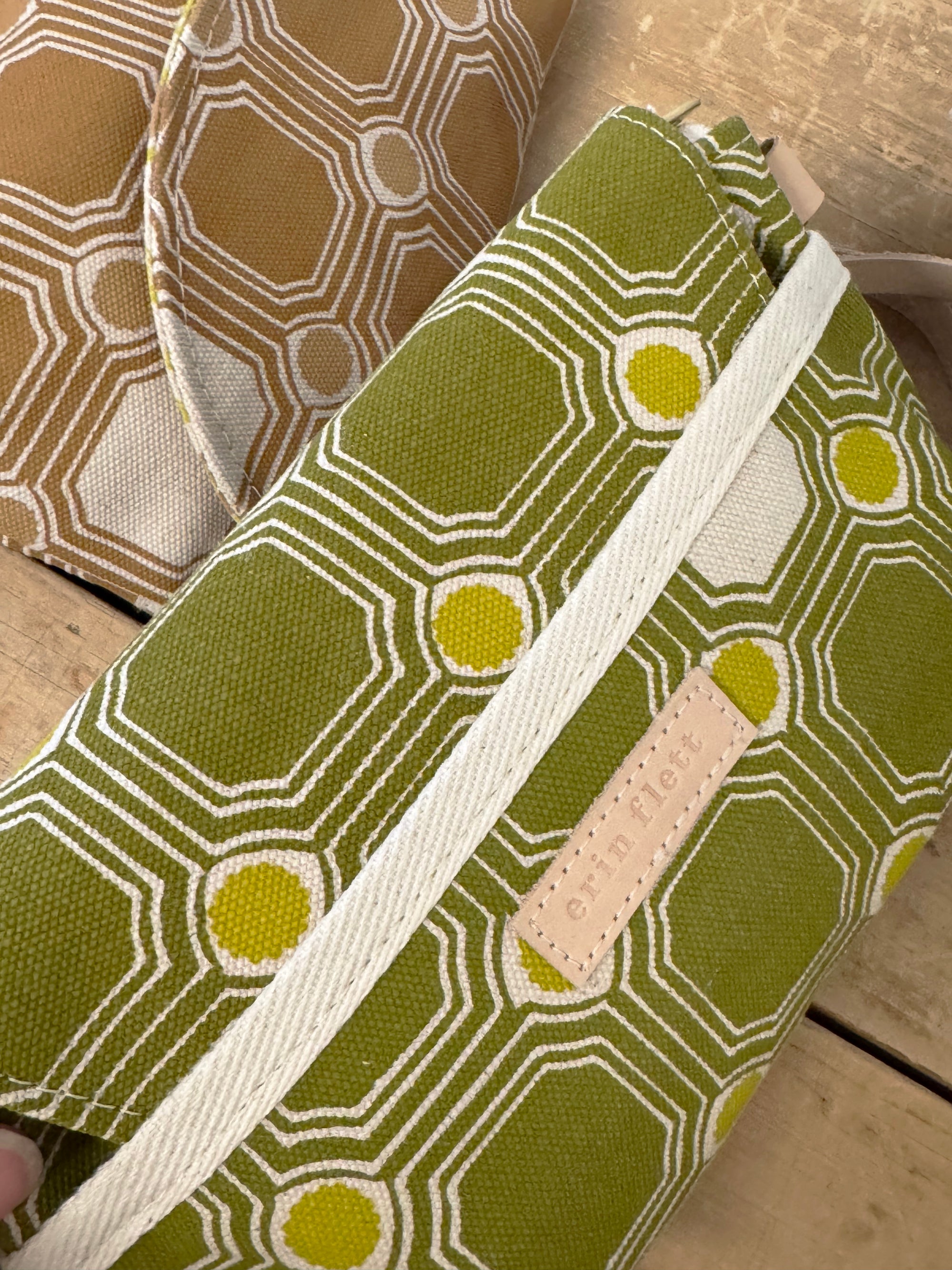 Libby Mini Crossbody Bag - Green Vintage Tile