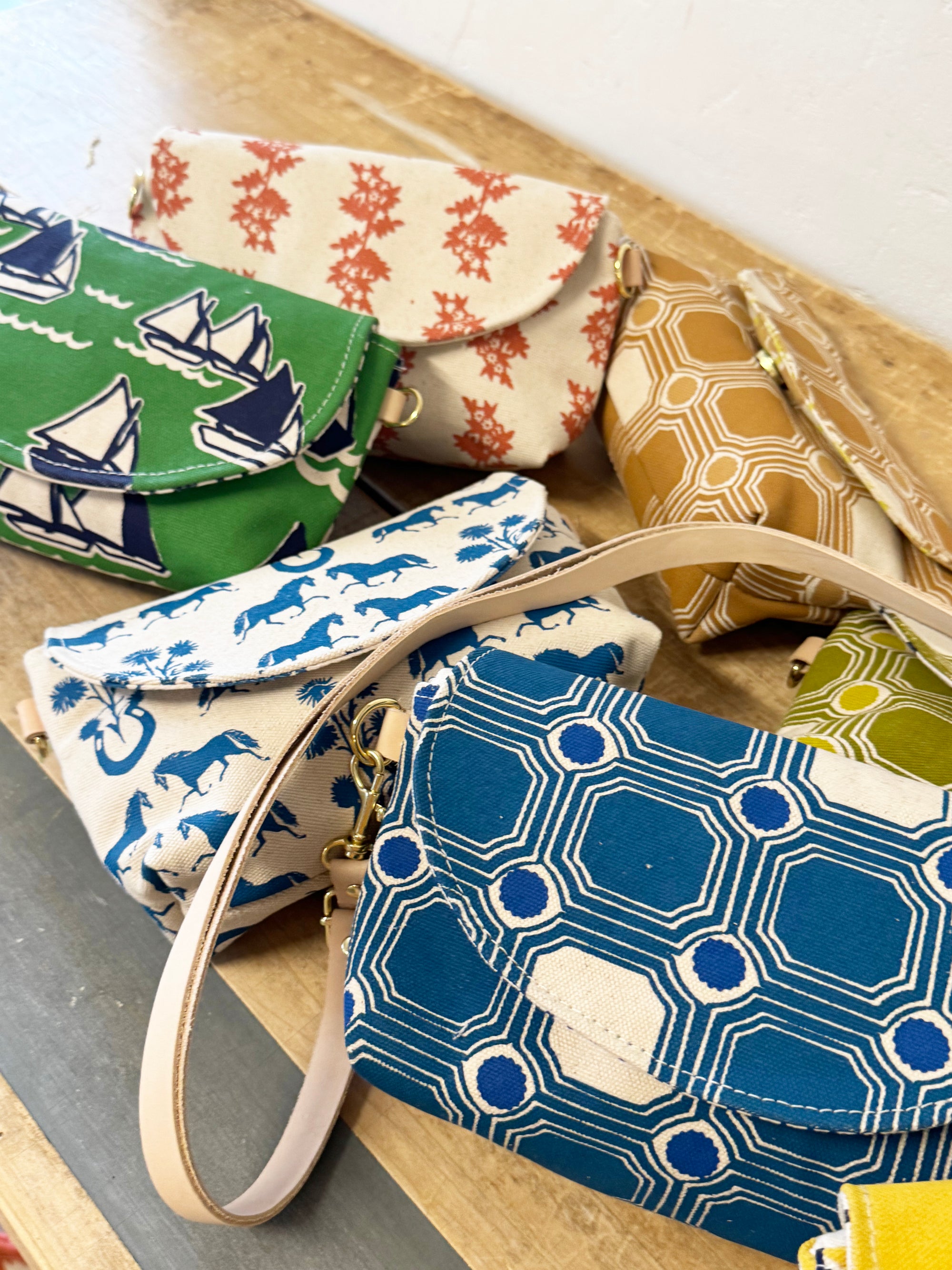 Libby Mini Crossbody Bag - Royal Vintage Tile