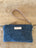 Vintage Wool Ellie Wristlet - Blue Tweed 2