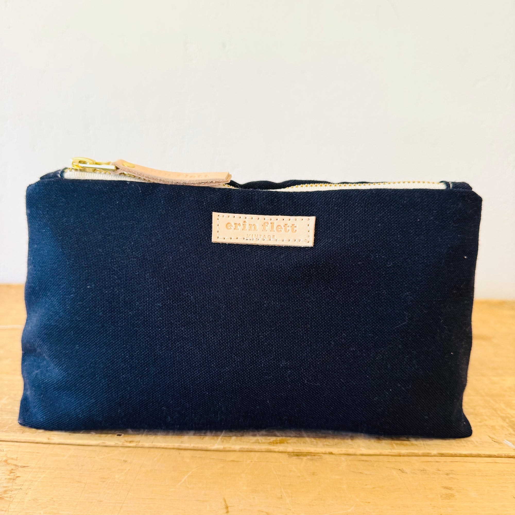 Vintage Laura Pouch - Navy Suit