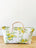 Large Satchel - Vintage Cotton Yellow Floral