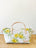 Small Satchel - Vintage Cotton Yellow Floral