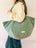 Vintage Boho Tote Sage Green Wool