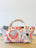 #4 Misprint Small Satchel Tote Bag