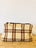 Vintage Laura Pouch - Brown Plaid