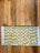 Cotton Bark Cloth Lumbar in Leaf Print in Ochre