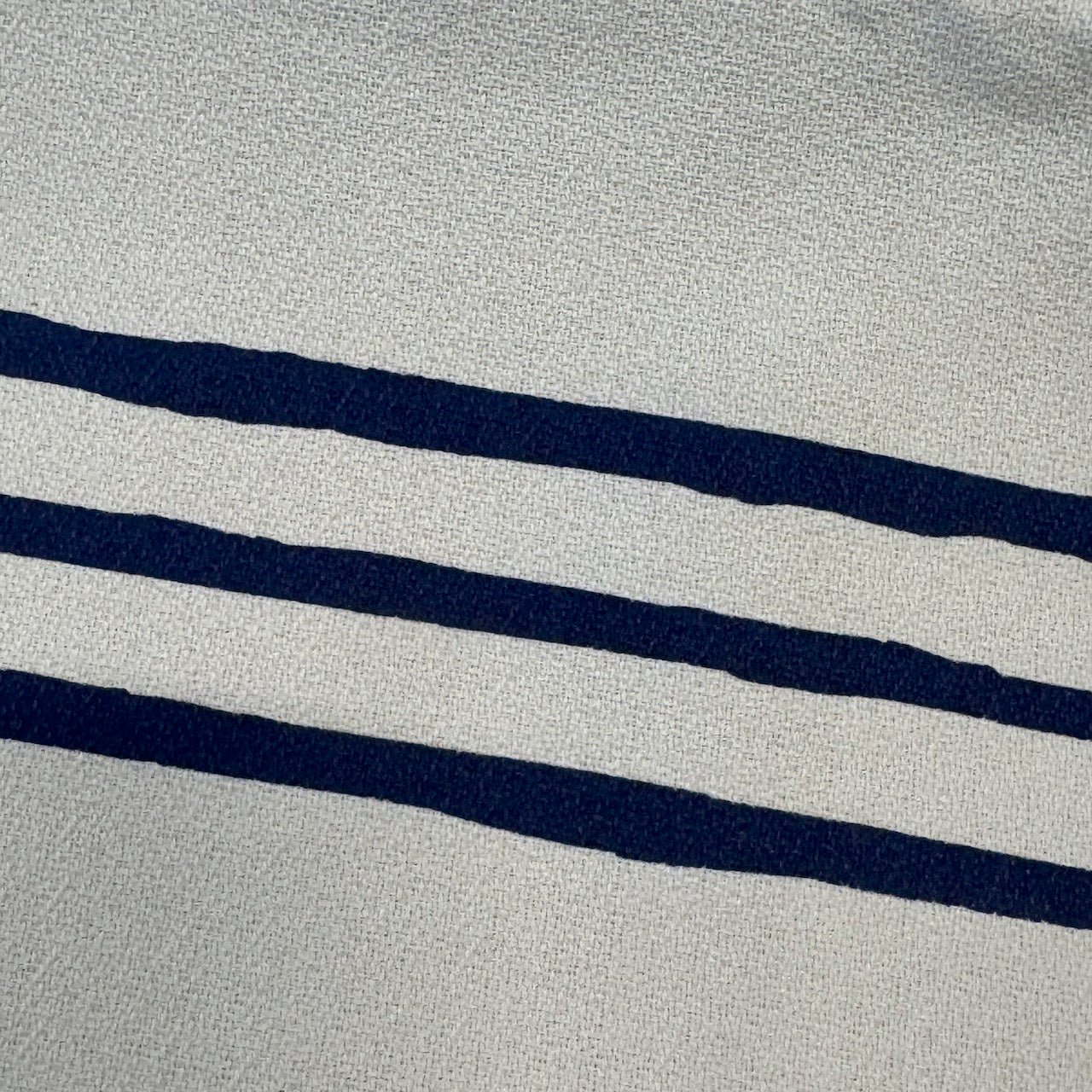 3 Line Navy Stripe Lumbar 8x20 Size Slightly shorter