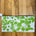 Cotton Bark Cloth Cover in DEEP WOODS in Apple Green