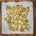 20x20 Natural Linen Anita Ochre Pillow Cover