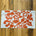 10x20 Natural Linen Pillow Cover in Vine in Anthro Orange