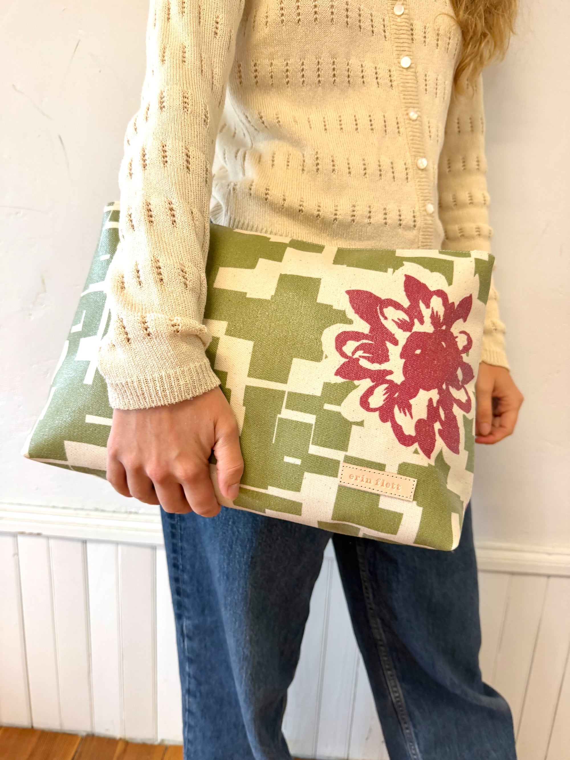 COATED CANVAS LARGE ZIP ONLY - JUDITH DESIGN