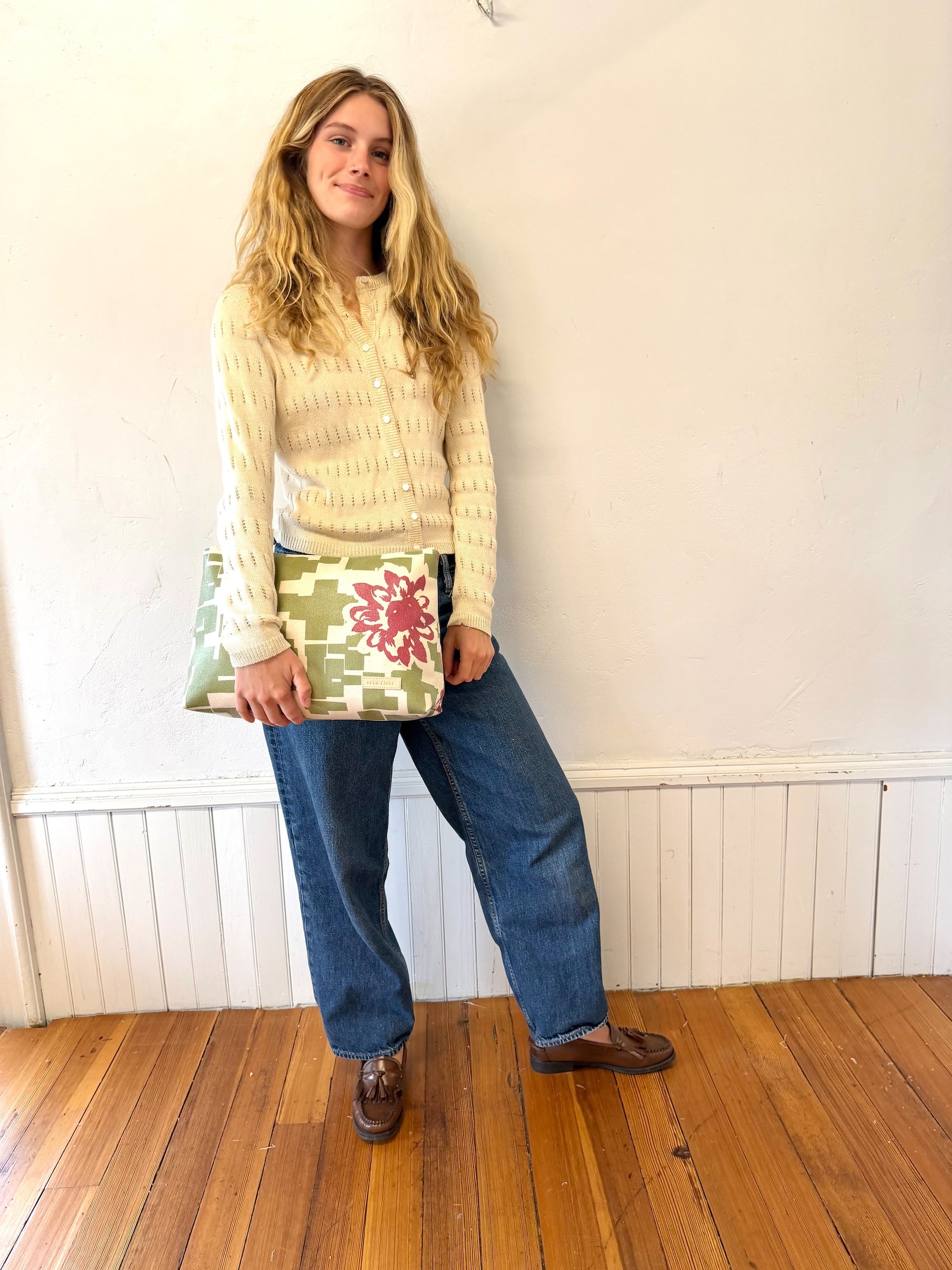 COATED CANVAS LARGE ZIP ONLY - JUDITH DESIGN