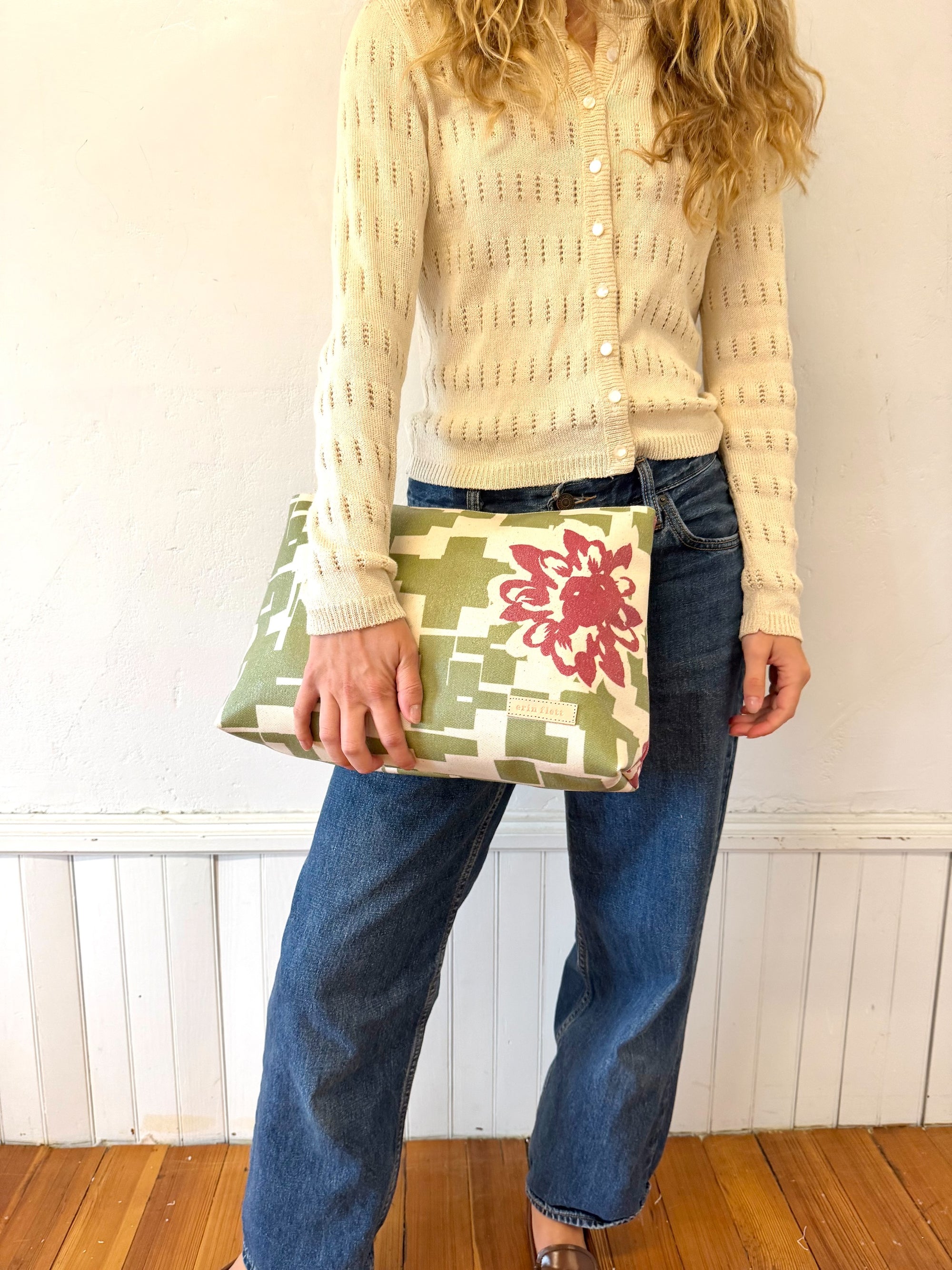 COATED CANVAS LARGE ZIP ONLY - JUDITH DESIGN