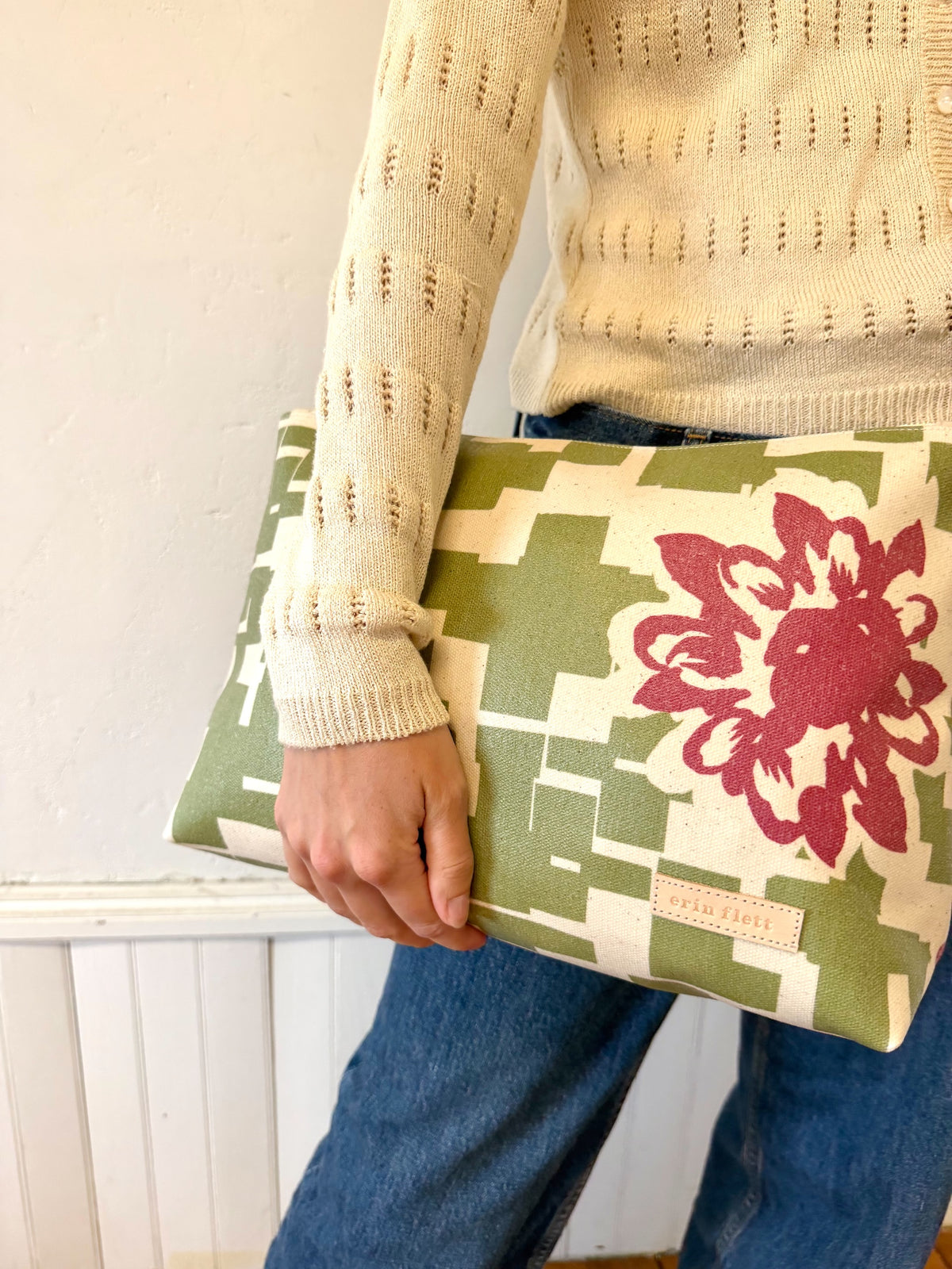 COATED CANVAS LARGE ZIP ONLY - JUDITH DESIGN