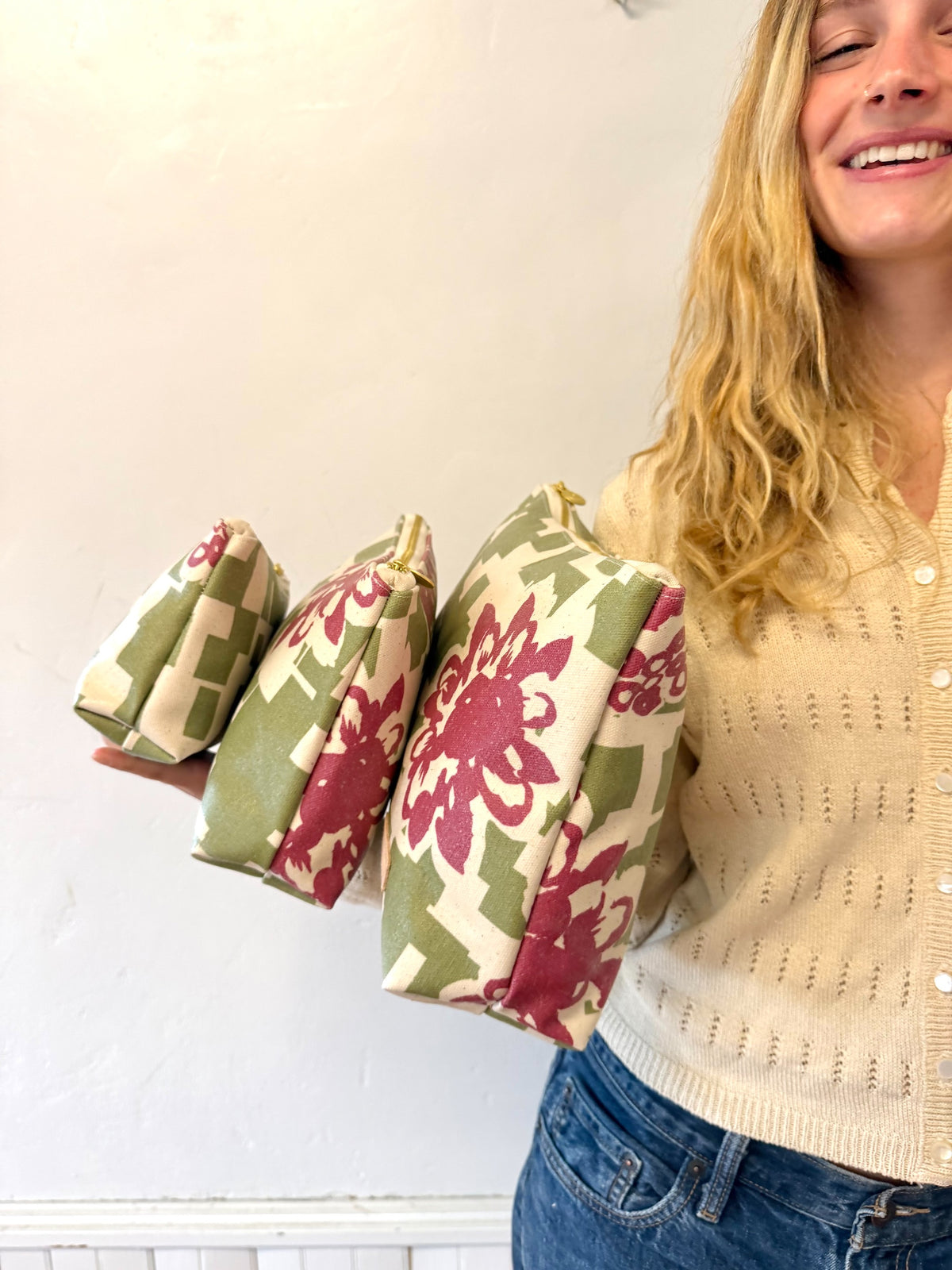 COATED CANVAS TRAVEL SET - JUDITH DESIGN