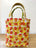 #10 Misprint Tall Handle Heavy Canvas Open Tote Bag