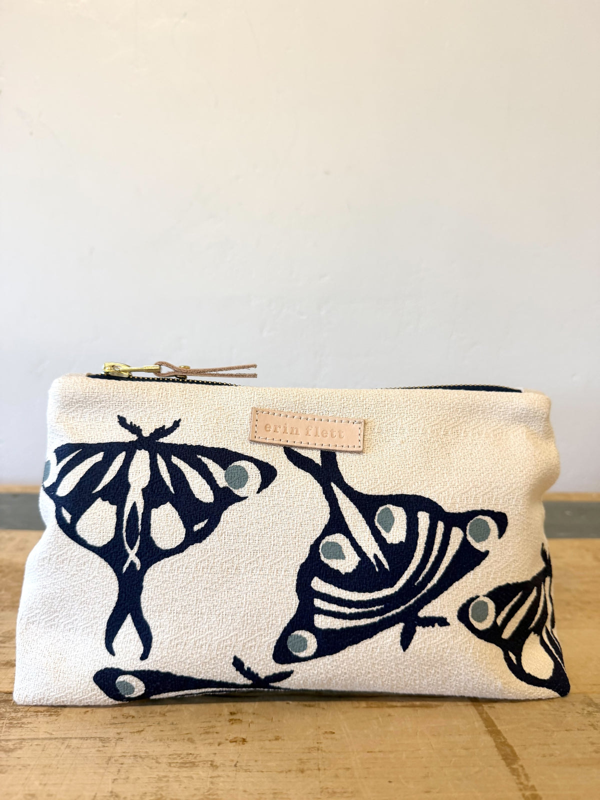 NAVY LUNA MOTH LAURA BAG