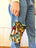 Vintage Deer Stag Mid Century Wristlet - Wildlife Tapestry