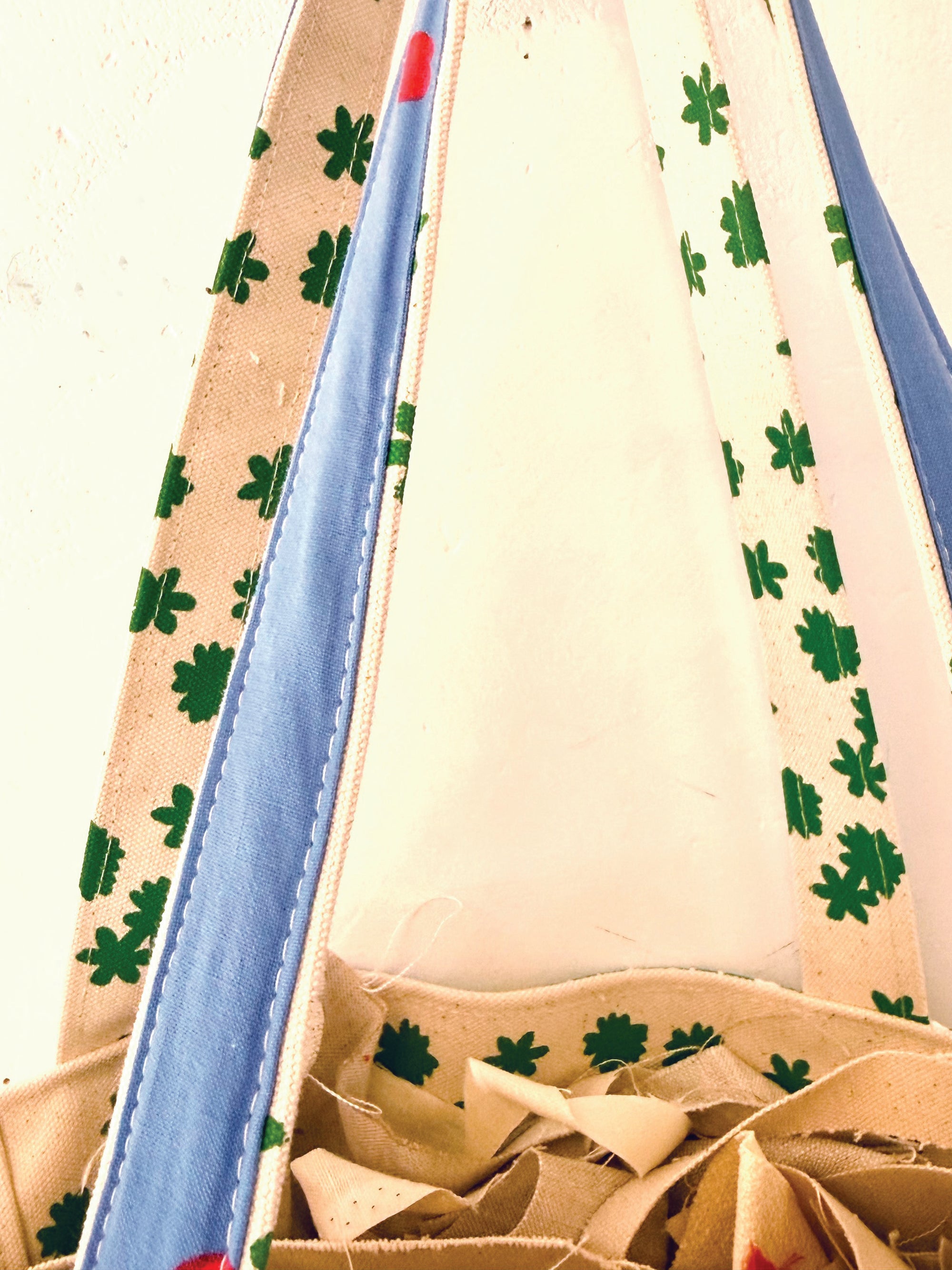 Vintage Scandi Dutch Garden Party BOHO Tote Bag - WITH Erin Flett print inside