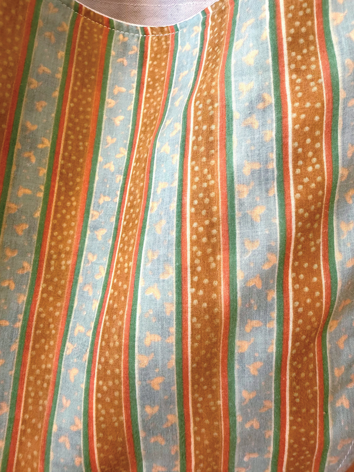 Vintage Boho - Muted Sienna and Baby Blue and Green Stripe + Erin Flett inside