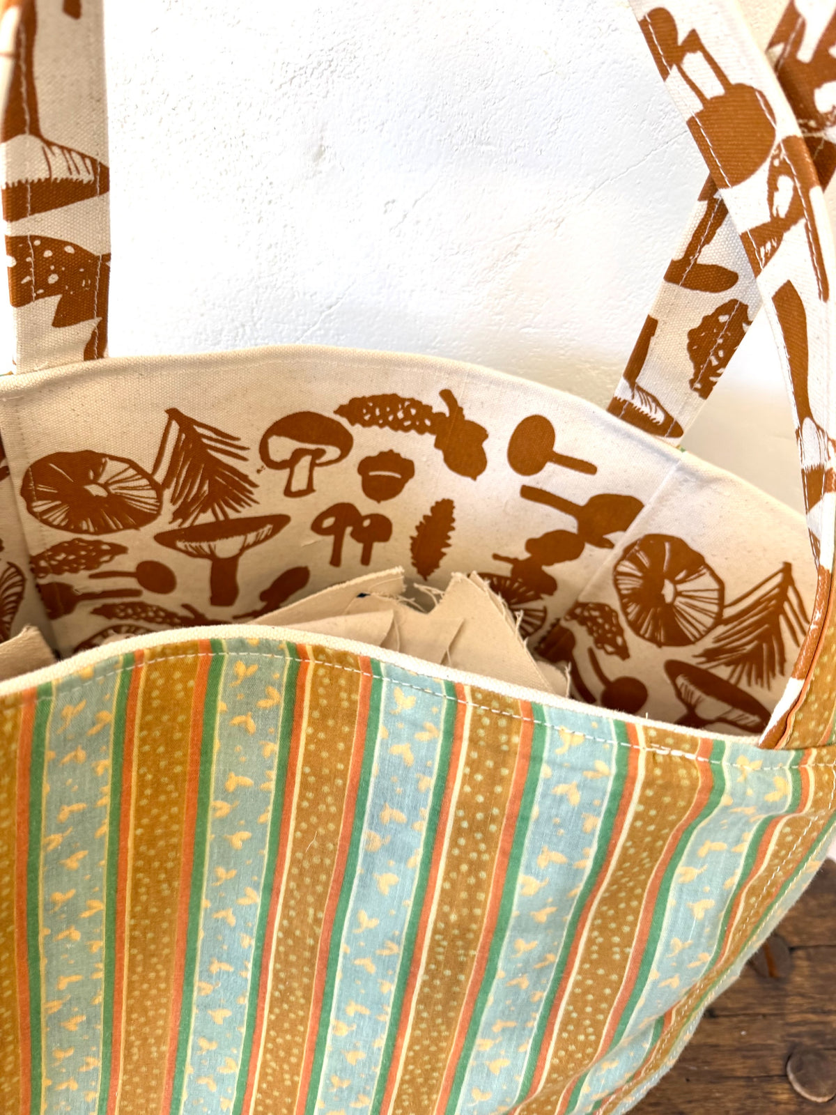 Vintage Boho - Muted Sienna and Baby Blue and Green Stripe + Erin Flett inside