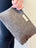 Vintage Laura Wool Pouch - Gray Tweed