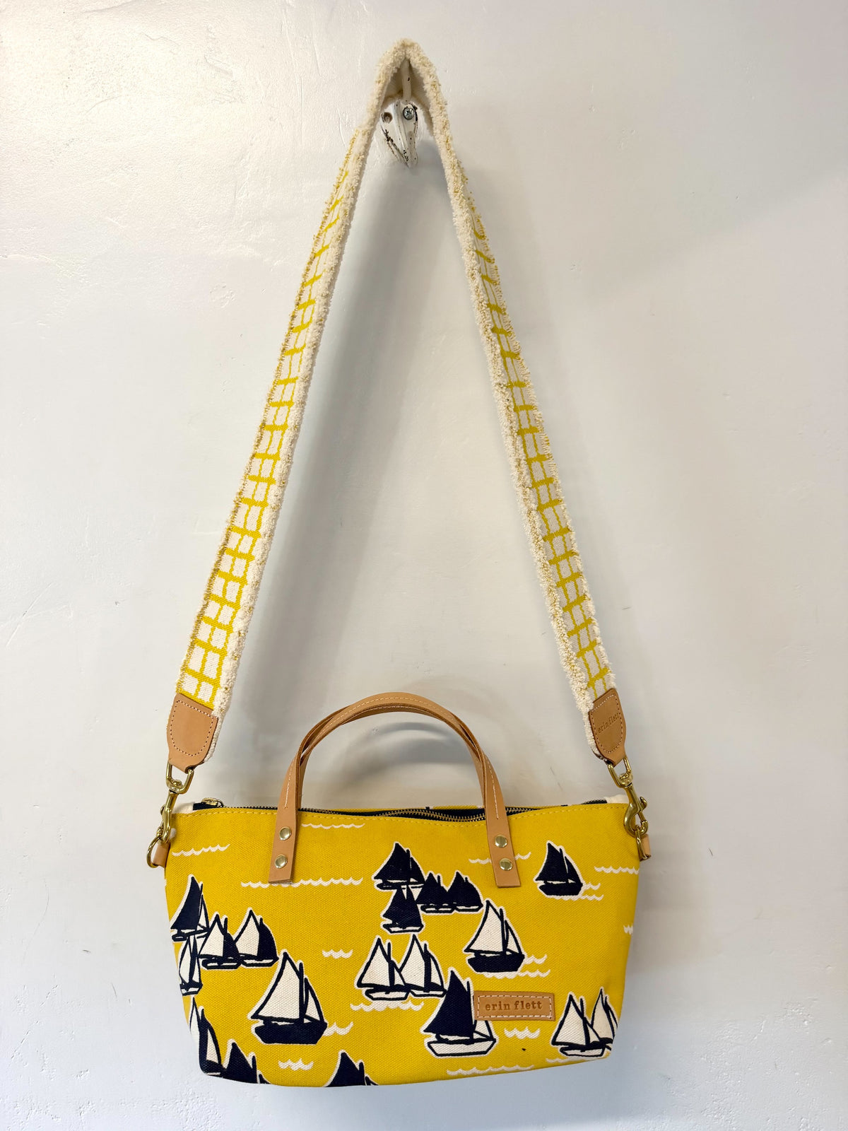 SAILING YELLOW SMALL SATCHEL