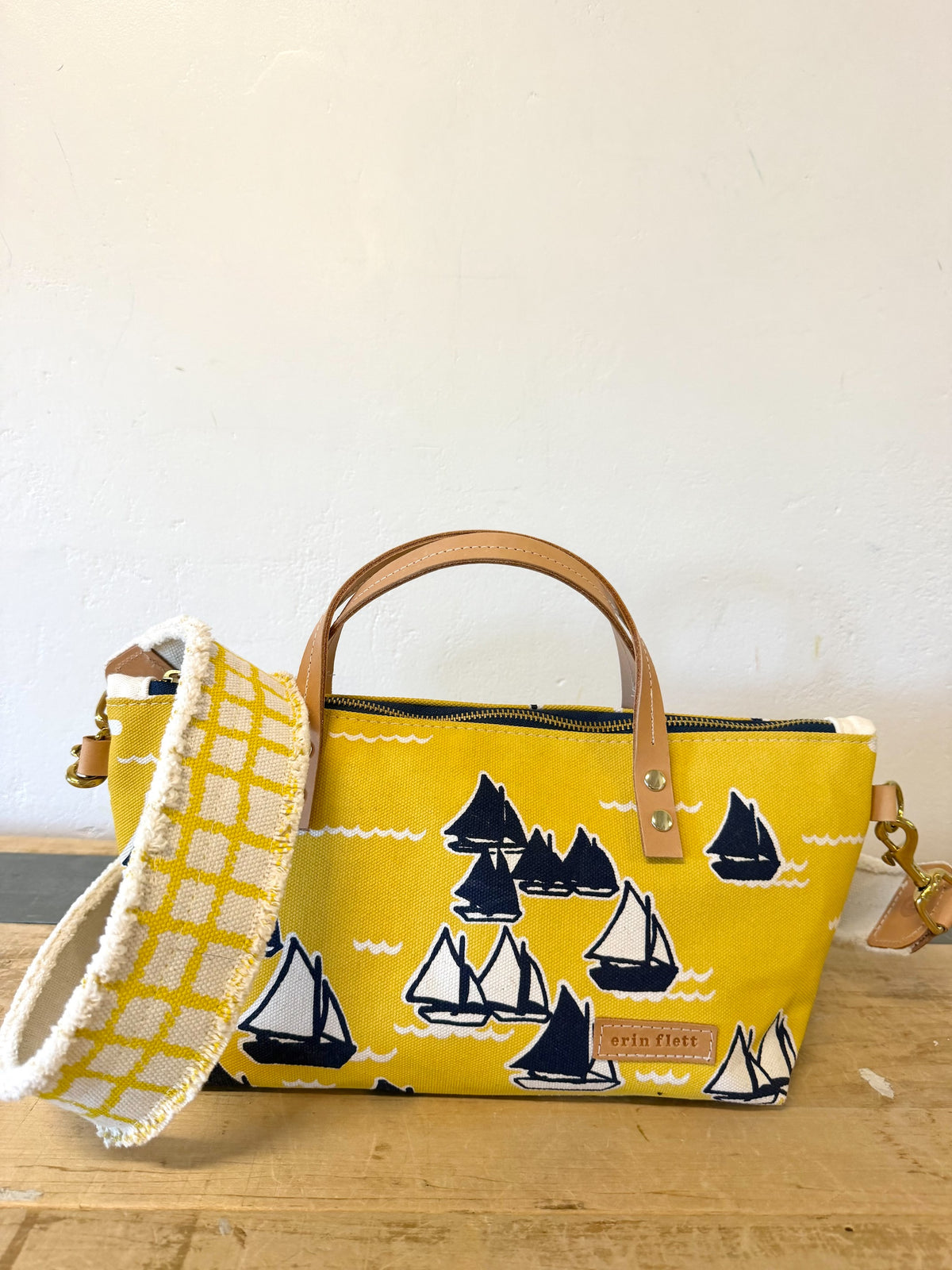 SAILING YELLOW SMALL SATCHEL