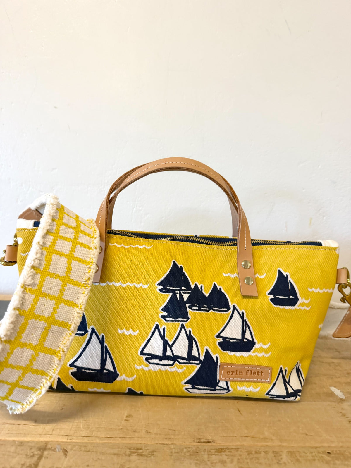 SAILING YELLOW SMALL SATCHEL