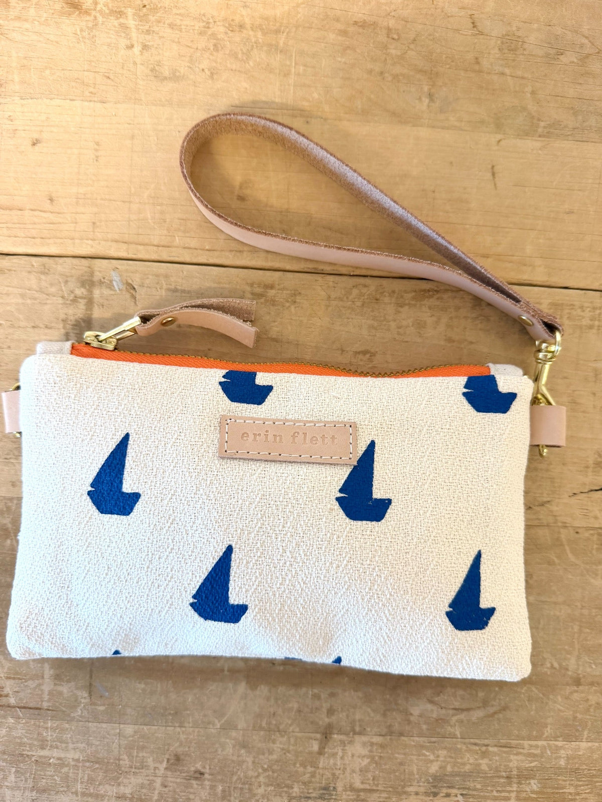 SAIL BOAT ROYAL ELLIE WRISTLET POUCH