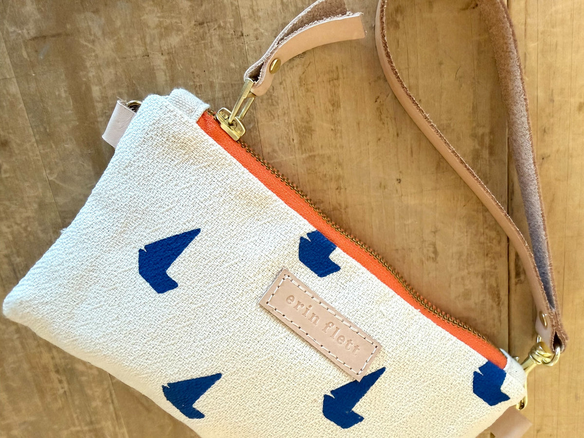 SAIL BOAT ROYAL ELLIE WRISTLET POUCH
