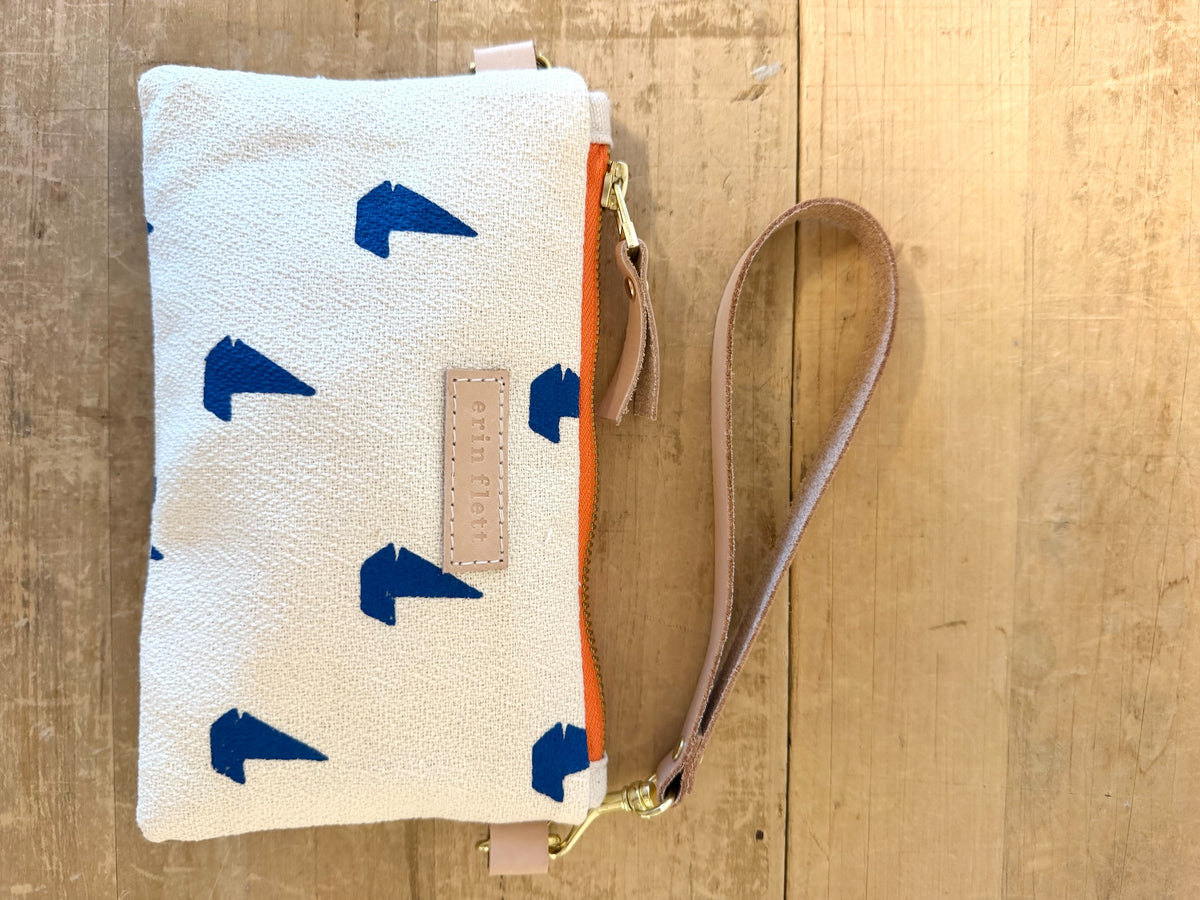 SAIL BOAT ROYAL ELLIE WRISTLET POUCH