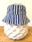 Small / Med Vintage Bucket hat - Vintage Navy Ticking