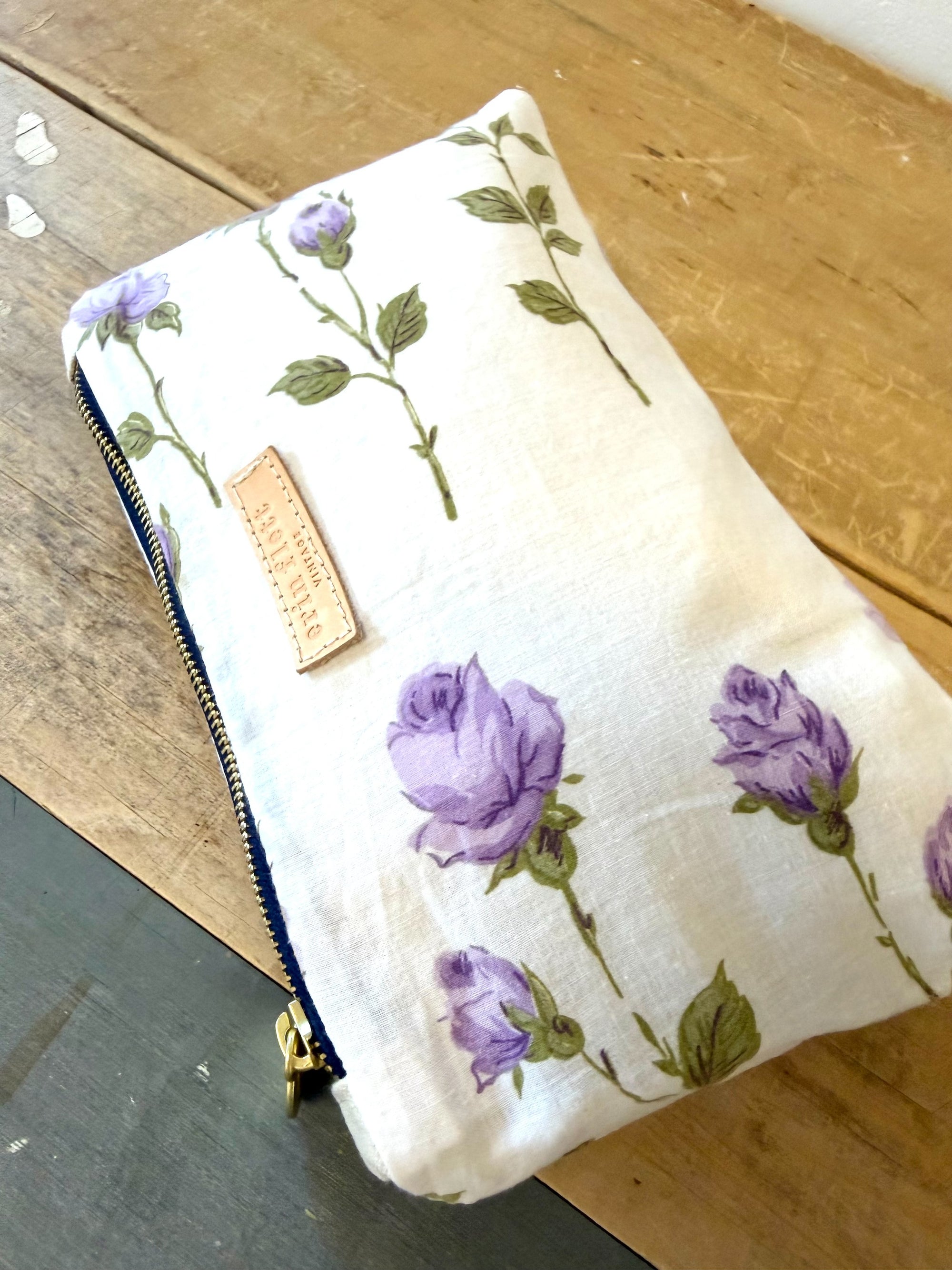 Vintage Laura Bag - Purple Rose - WITH Erin Flett print inside