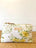SALE Sweet Yellow Rose Floral Laura Bag Zipper Pouch + Erin Flett inside
