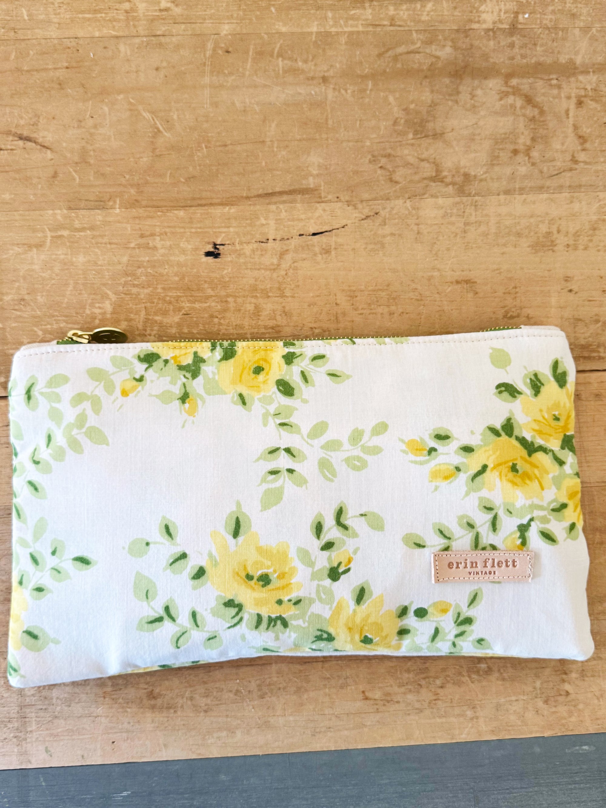 Clutch - Vintage Yellow Floral