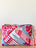 Laura Zip Pouch - Multi Colored Vintage Print