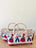 Small Satchel - Adorable Dutch/Folk Scandi Farmer print (ERIN FAV!!!)