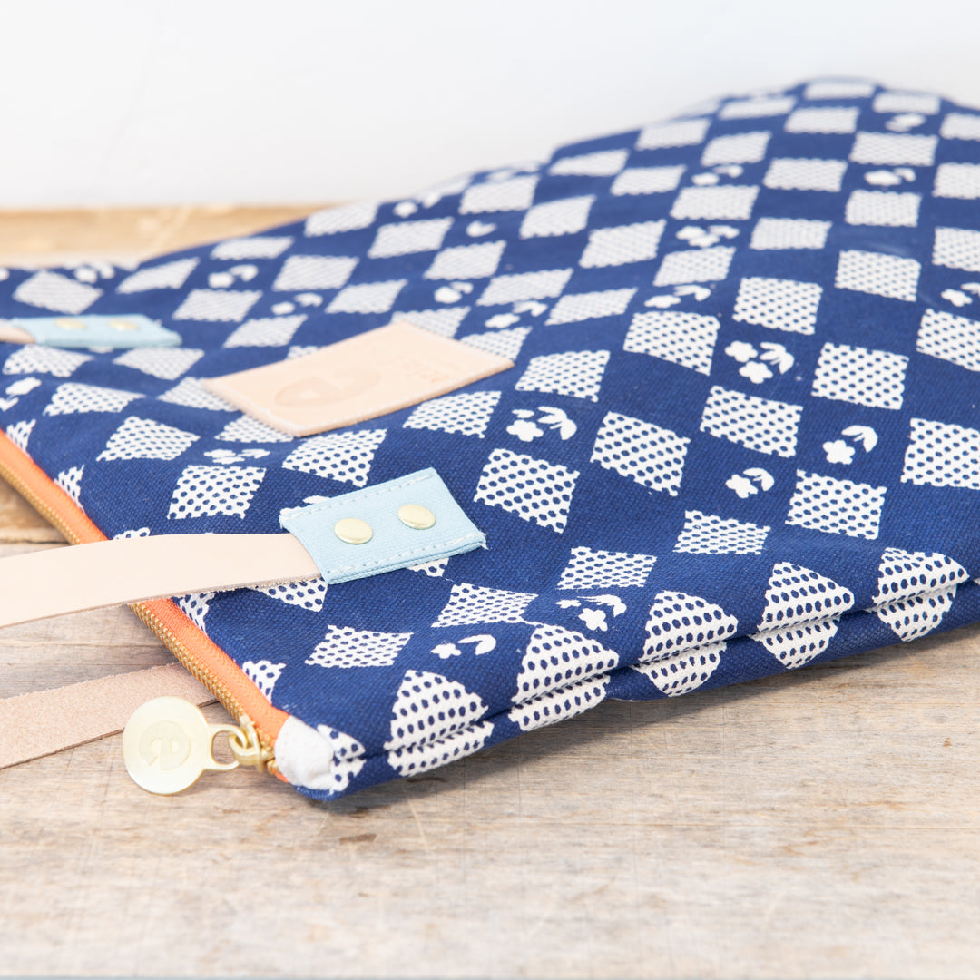 Checkered Quilt Mod Tote Bag