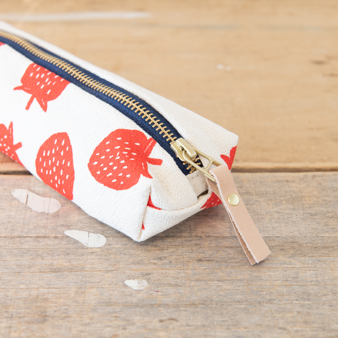 Strawberries Pencil Bag