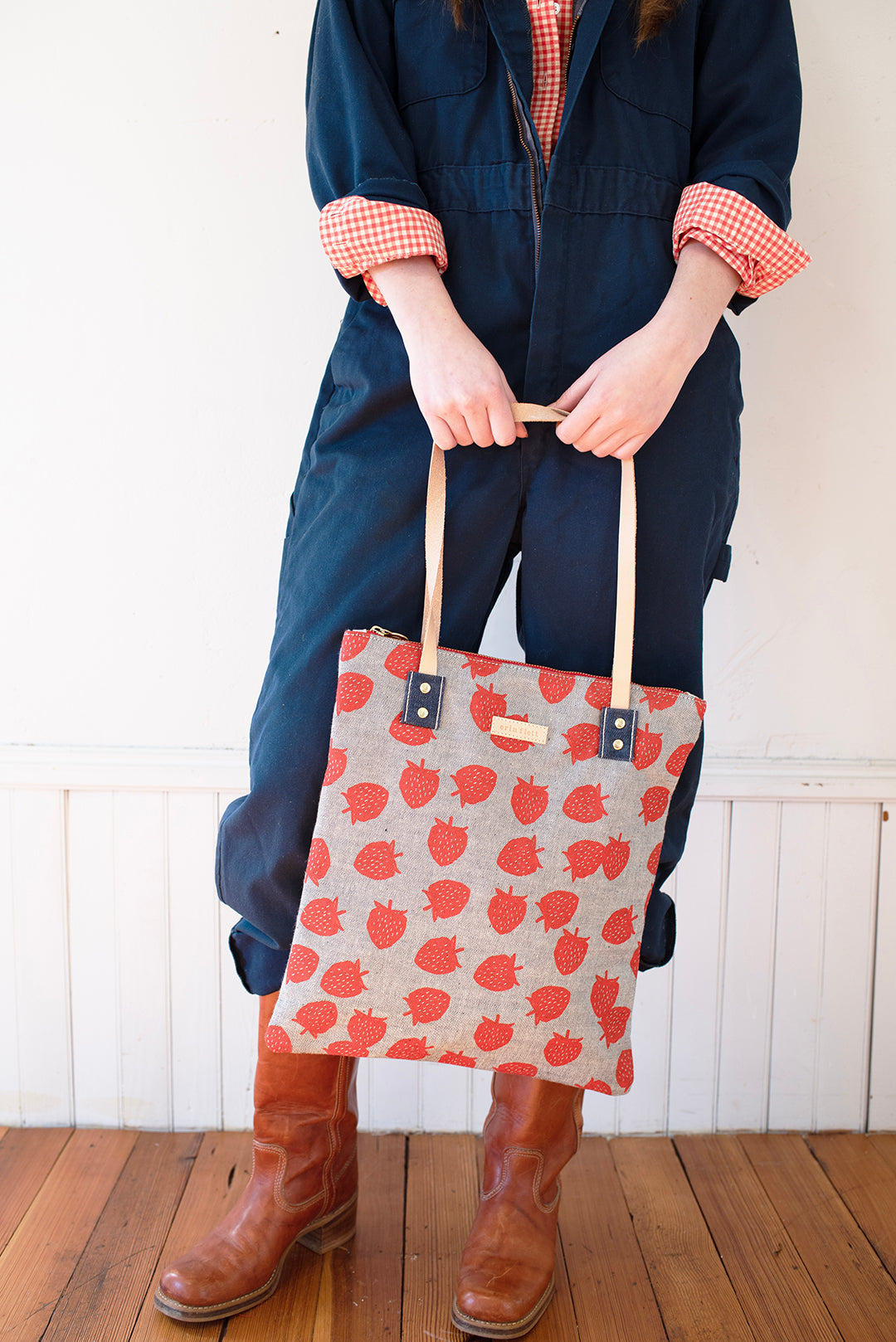 Strawberries Mod Tote Bag