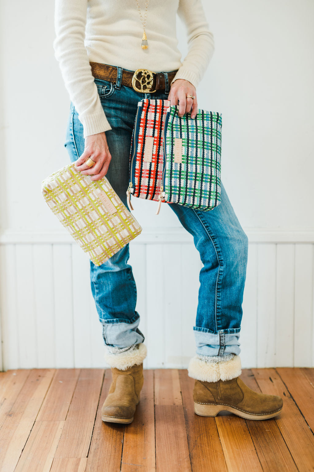 MELLO PLAID LAURA BAG