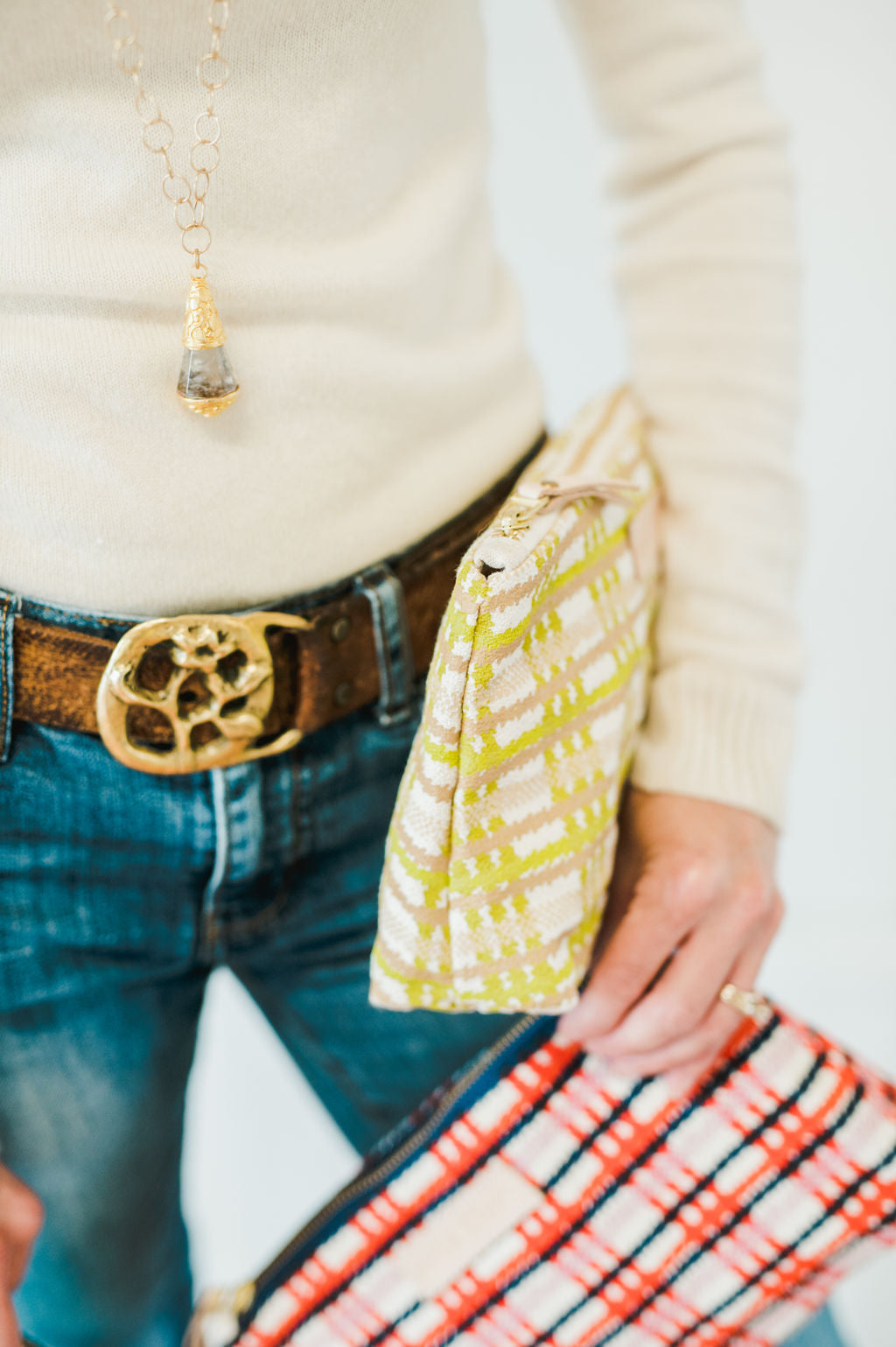 MELLO PLAID LAURA BAG