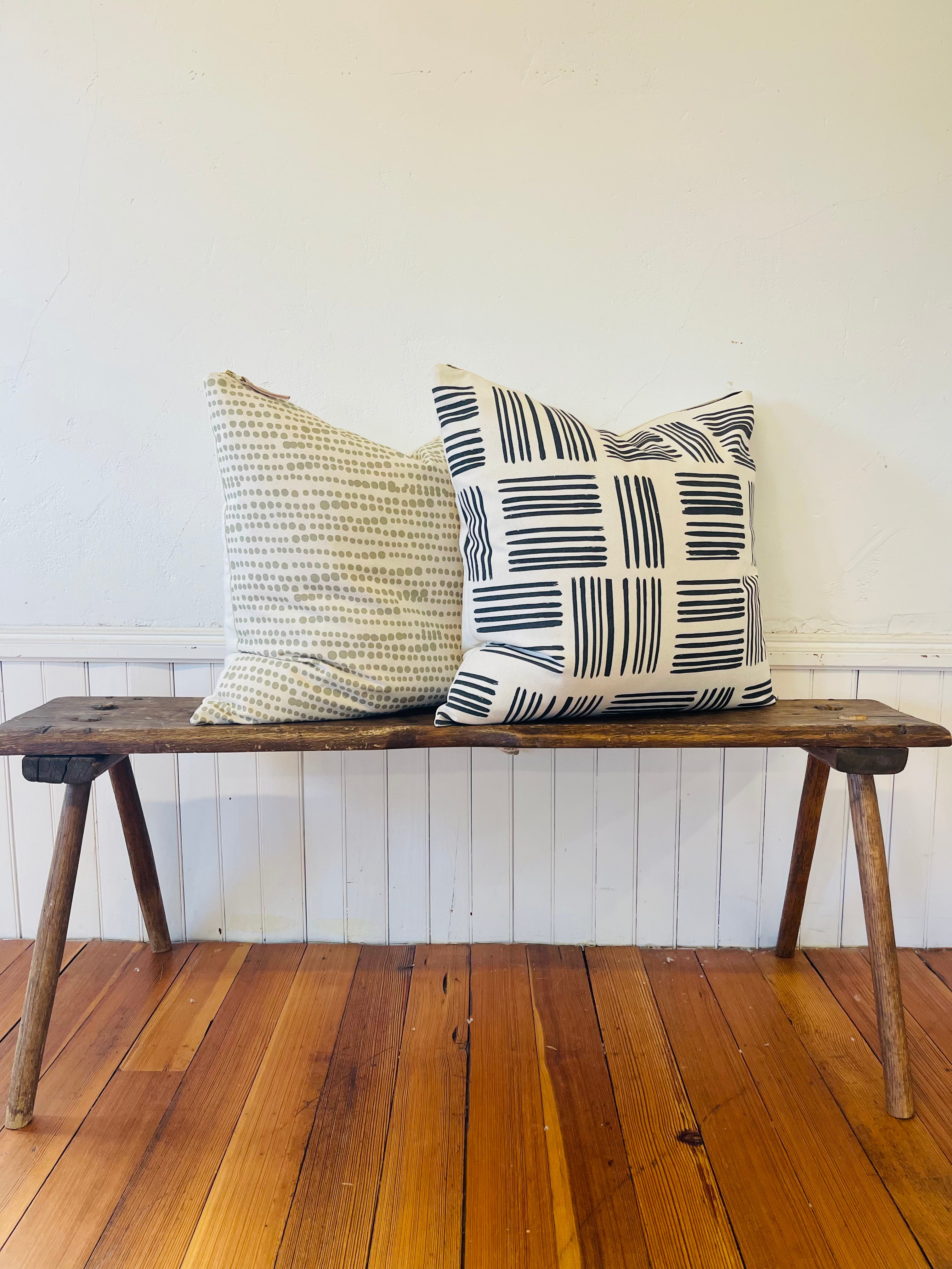 Limited Edition Tumbled Canvas Pillow