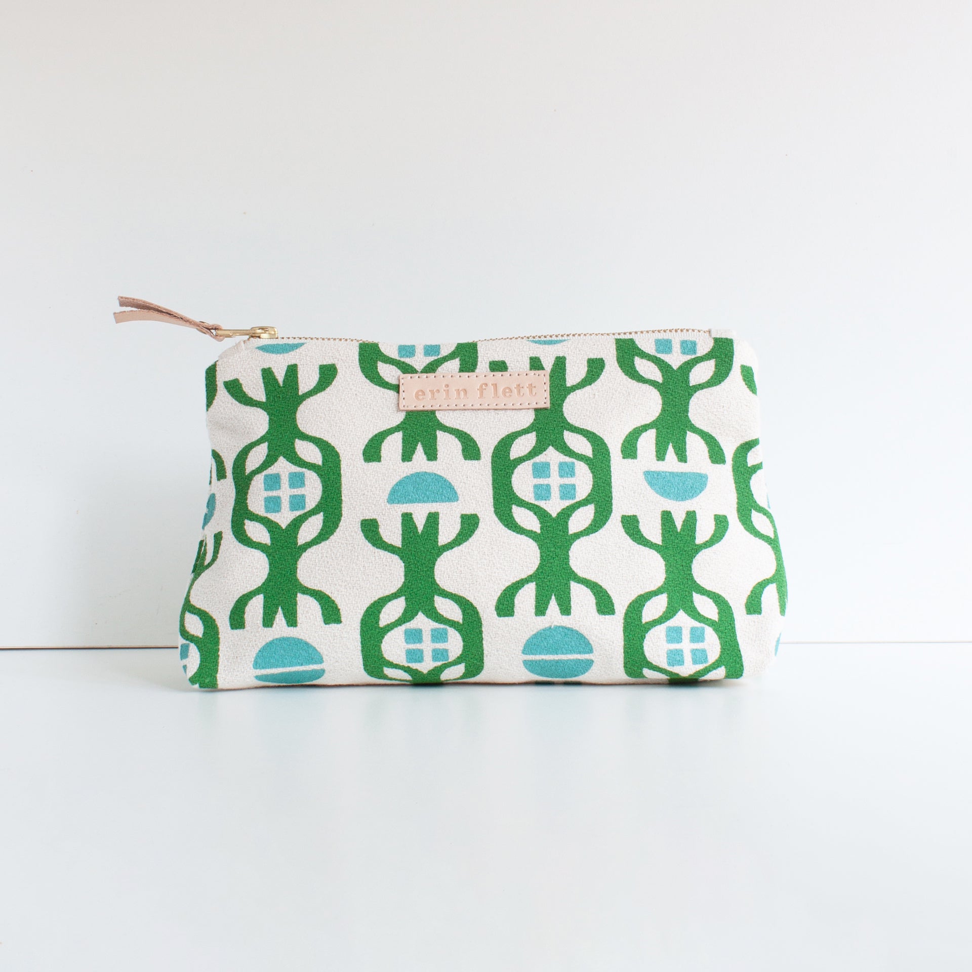 KELLY GREEN + TURQUOISE CHALET LAURA BAG